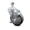 Service Caster 4 Inch Thermoplastic Rubber Swivel 12mm Threaded Stem Caster with Brake SCC SCC-TS20S414-TPRB-TLB-M1215 - alternate 2